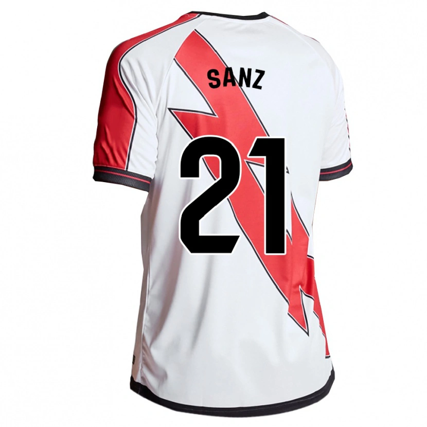 Danxen Damen Luismi Sanz #21 Weiß Rot Heimtrikot Trikot 2025/26 T-Shirt