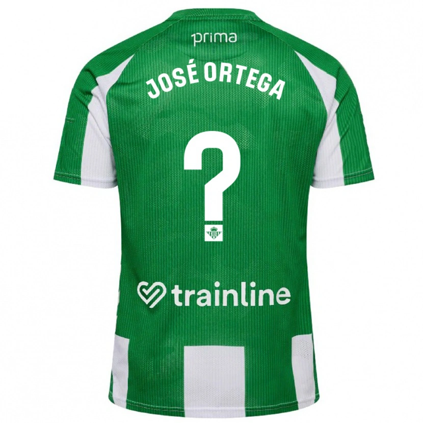 Danxen Damen José Ortega #0 Grün Weiß Heimtrikot Trikot 2025/26 T-Shirt