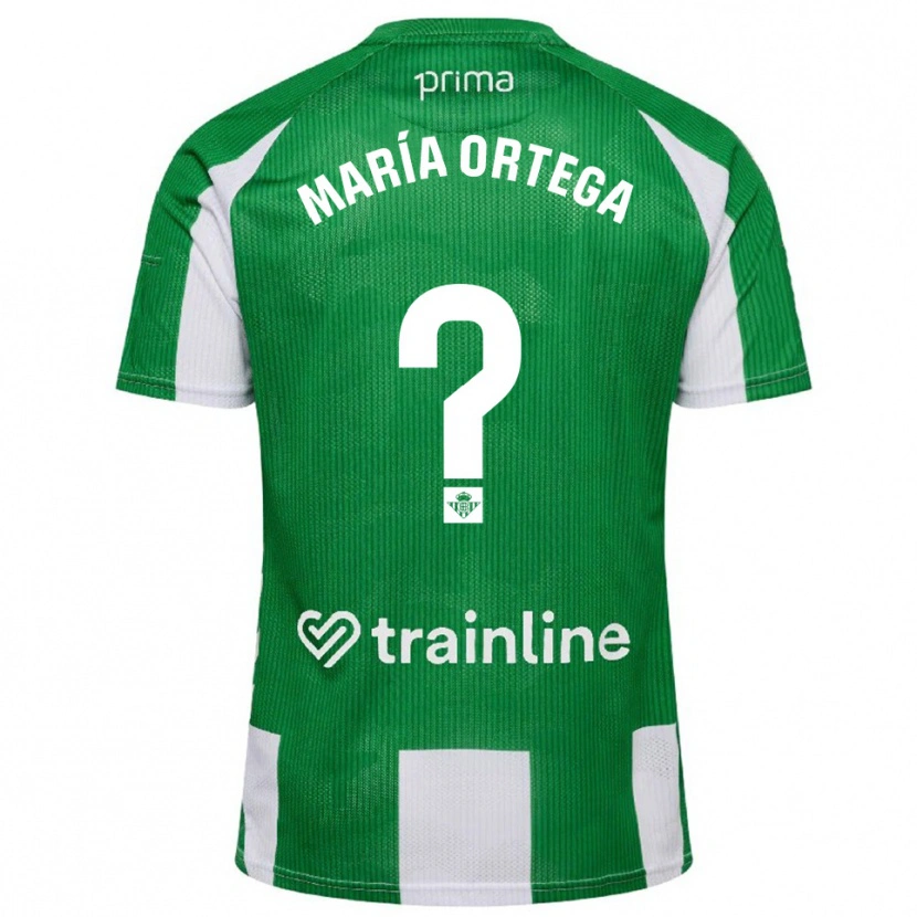 Danxen Damen José María Ortega #0 Grün Weiß Heimtrikot Trikot 2025/26 T-Shirt
