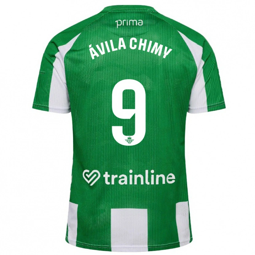 Danxen Damen Chimy Ávila #9 Grün Weiß Heimtrikot Trikot 2025/26 T-Shirt