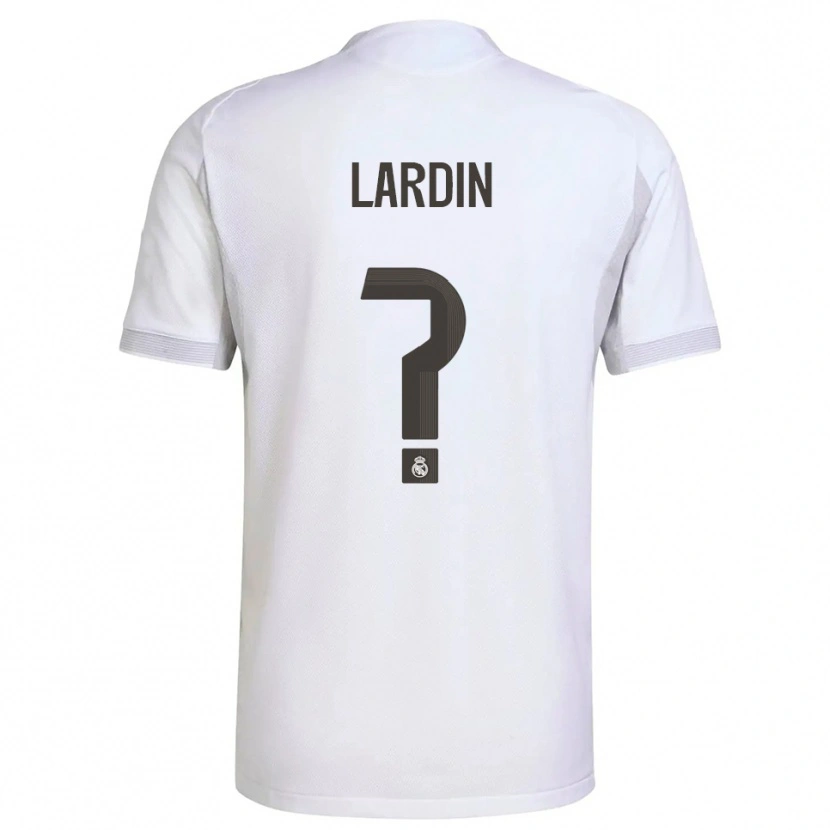 Danxen Damen Carlos Lardin #0 Weiß Gelb Heimtrikot Trikot 2025/26 T-Shirt