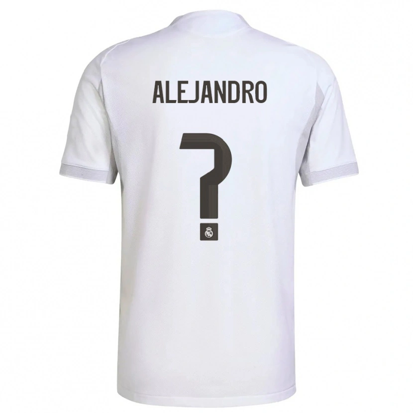 Danxen Damen Alejandro Hernández #0 Weiß Gelb Heimtrikot Trikot 2025/26 T-Shirt