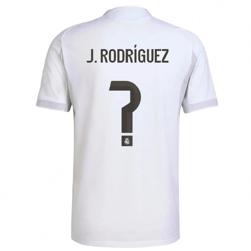 Danxen Damen Juan Rodríguez #0 Weiß Gelb Heimtrikot Trikot 2025/26 T-Shirt