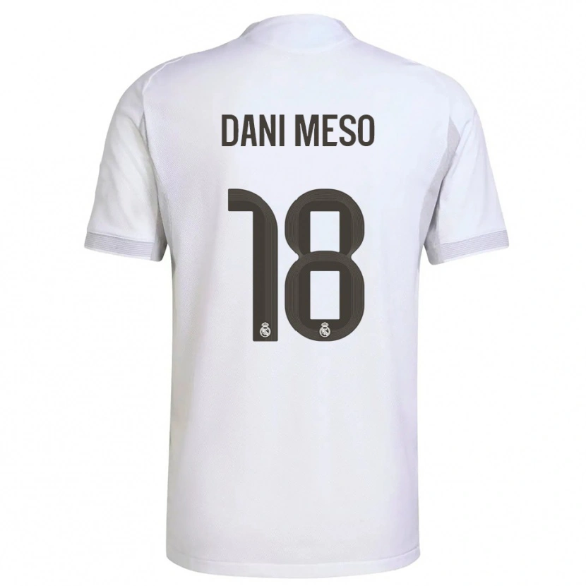 Danxen Damen Dani Meso #18 Weiß Gelb Heimtrikot Trikot 2025/26 T-Shirt