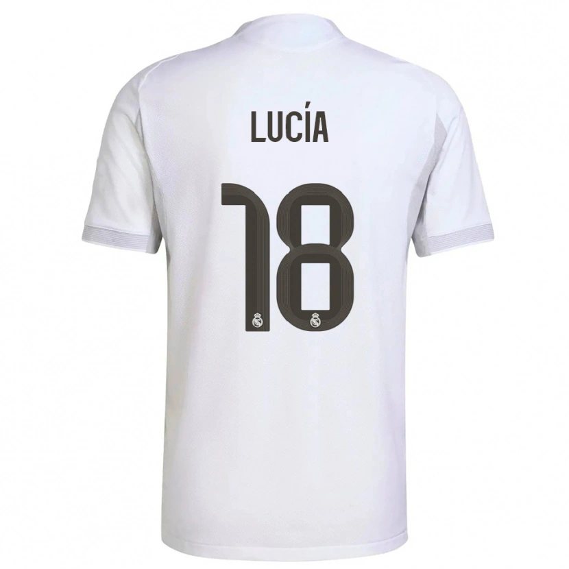 Danxen Damen Lucia Rodriguez #18 Weiß Gelb Heimtrikot Trikot 2025/26 T-Shirt