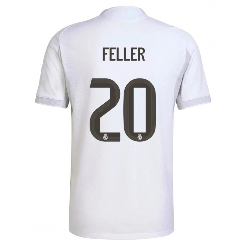 Danxen Damen Naomie Feller #20 Weiß Gelb Heimtrikot Trikot 2025/26 T-Shirt