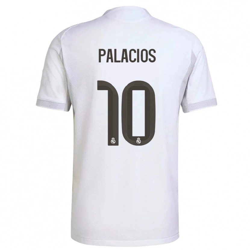 Danxen Damen César Palacios #10 Weiß Gelb Heimtrikot Trikot 2025/26 T-Shirt