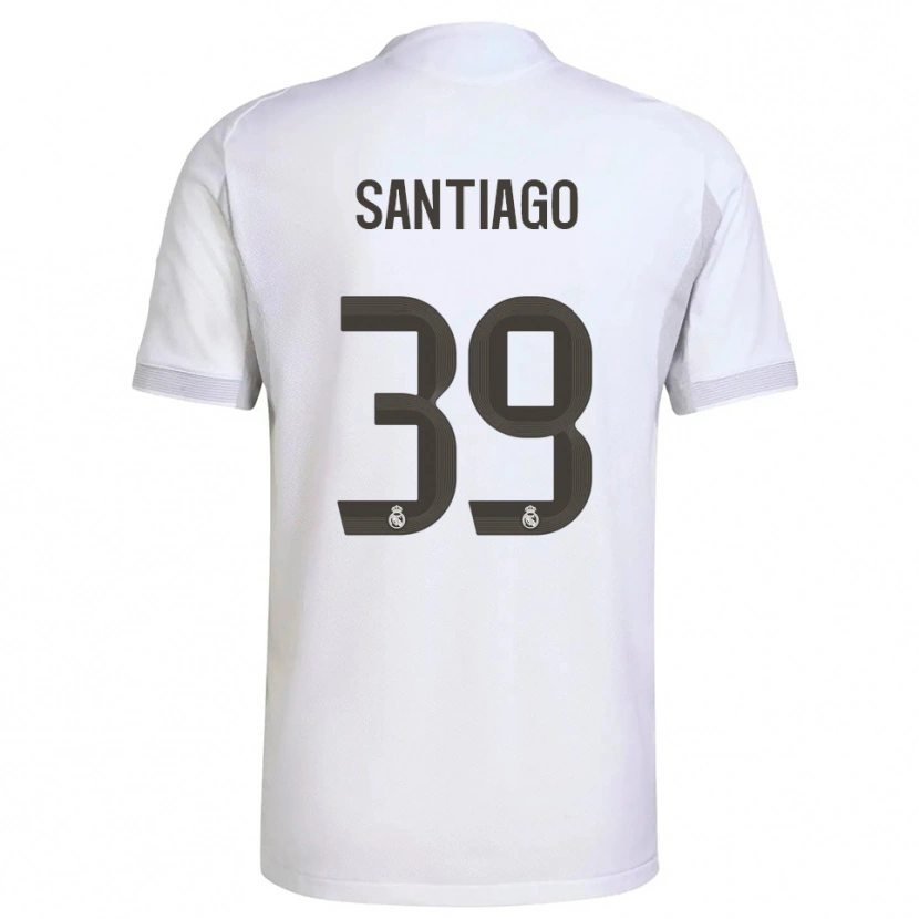 Danxen Damen Aimar Santiago #39 Weiß Gelb Heimtrikot Trikot 2025/26 T-Shirt