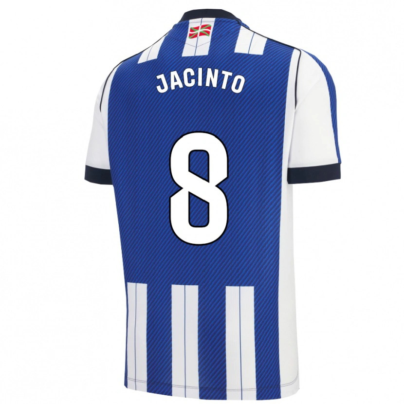 Danxen Damen Andreia De Jesus Jacinto #8 Blau Weiß Heimtrikot Trikot 2025/26 T-Shirt