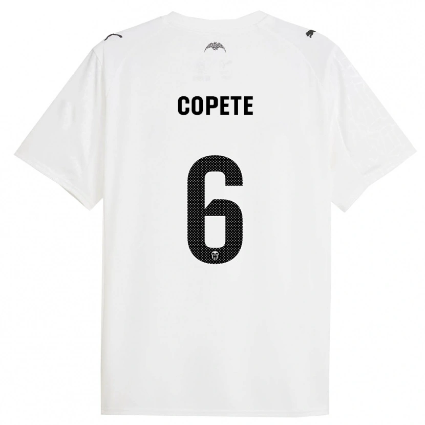 Danxen Damen José Copete #6 Weiß Schwarz Heimtrikot Trikot 2025/26 T-Shirt