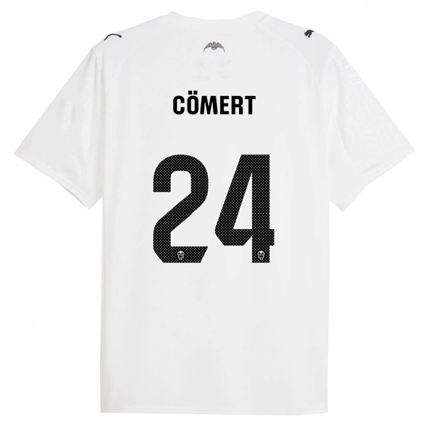 Danxen Damen Eray Cömert #24 Weiß Schwarz Heimtrikot Trikot 2025/26 T-Shirt