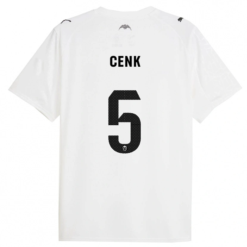 Danxen Damen Cenk Özkacar #5 Weiß Schwarz Heimtrikot Trikot 2025/26 T-Shirt