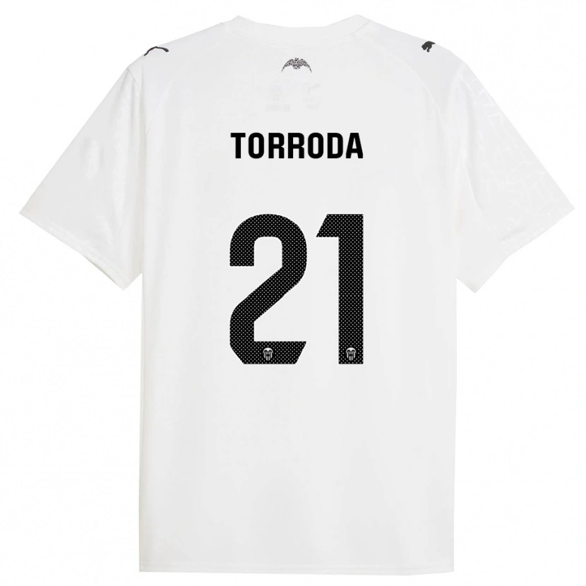 Danxen Damen Anna Torroda #21 Weiß Schwarz Heimtrikot Trikot 2025/26 T-Shirt