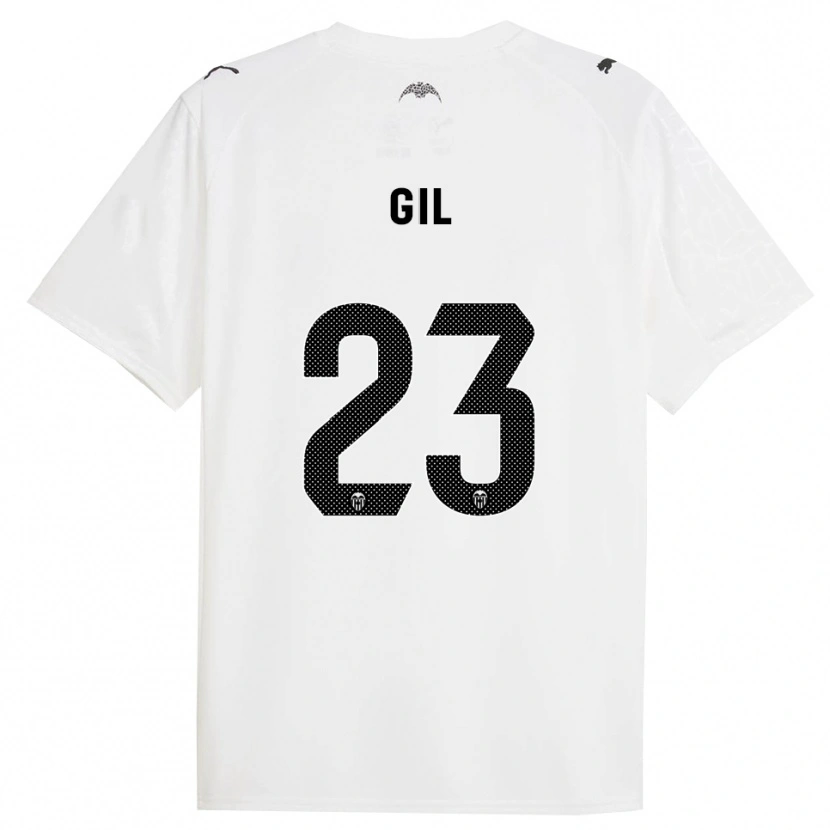 Danxen Damen Elena Gil #23 Weiß Schwarz Heimtrikot Trikot 2025/26 T-Shirt