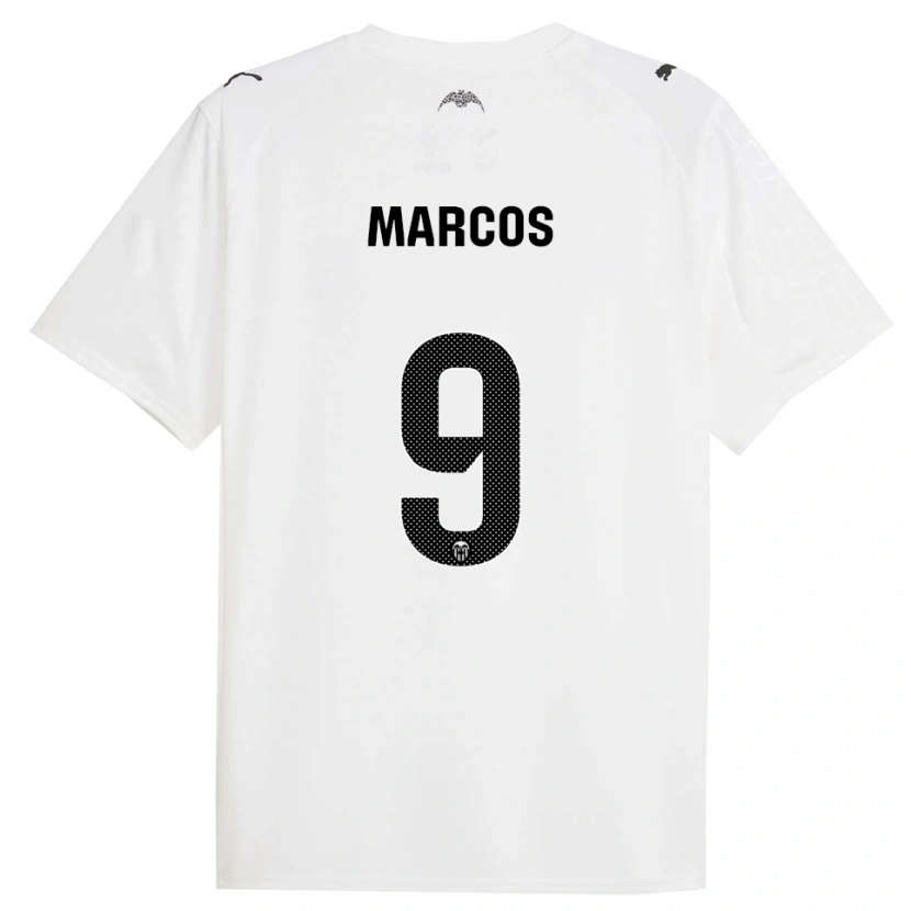 Danxen Damen Ana Marcos #9 Weiß Schwarz Heimtrikot Trikot 2025/26 T-Shirt