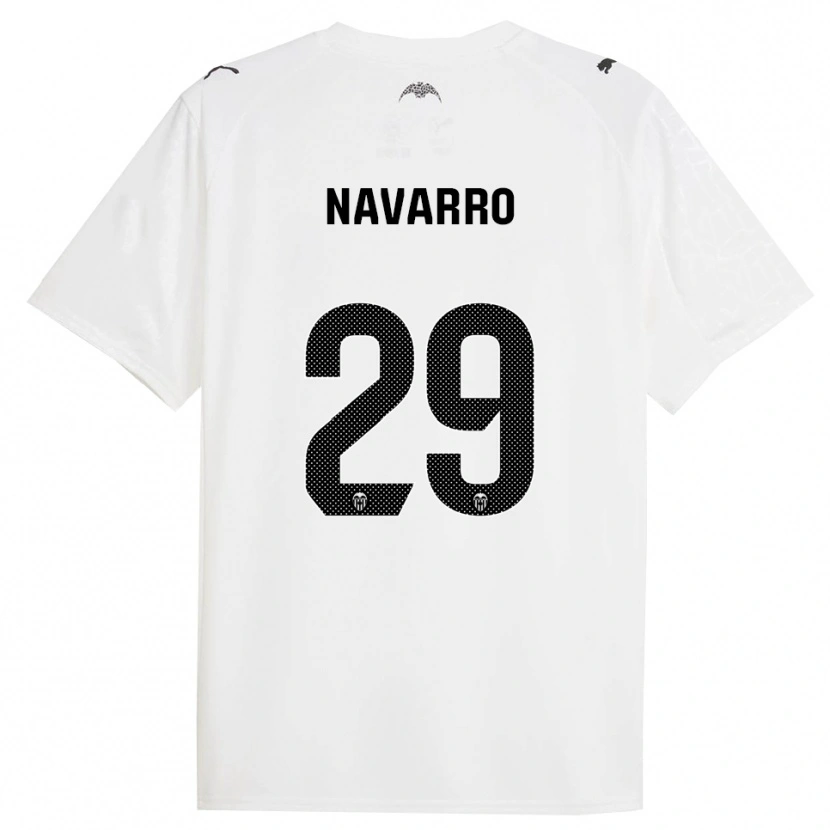 Danxen Damen Marcos Navarro #29 Weiß Schwarz Heimtrikot Trikot 2025/26 T-Shirt