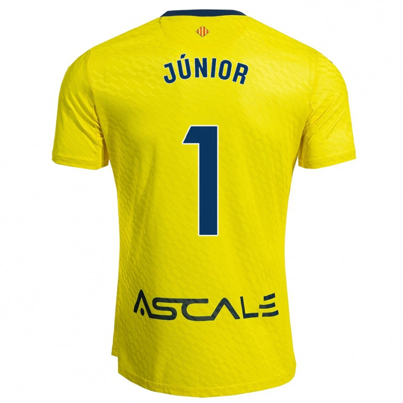 Danxen Damen Luiz Júnior #1 Gelb Marine Heimtrikot Trikot 2025/26 T-Shirt