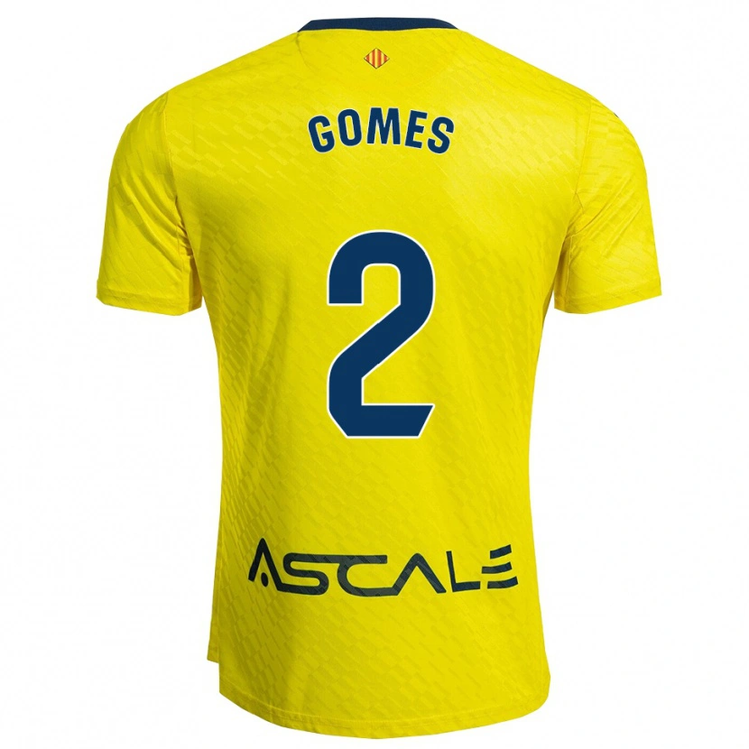 Danxen Damen Vique Gomes #2 Gelb Marine Heimtrikot Trikot 2025/26 T-Shirt