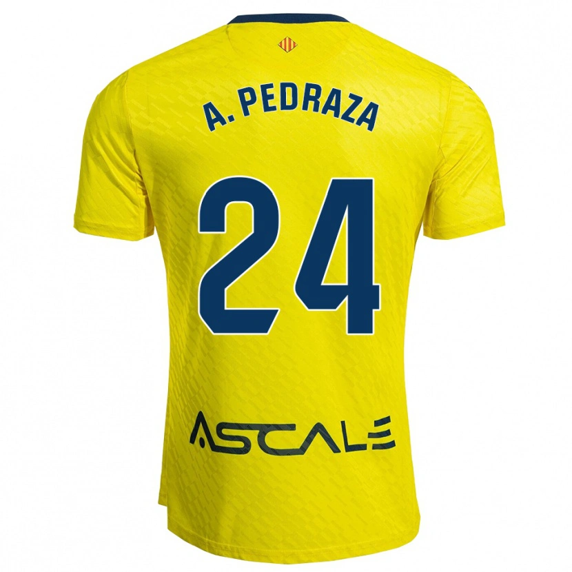Danxen Damen Alfonso Pedraza #24 Gelb Marine Heimtrikot Trikot 2025/26 T-Shirt