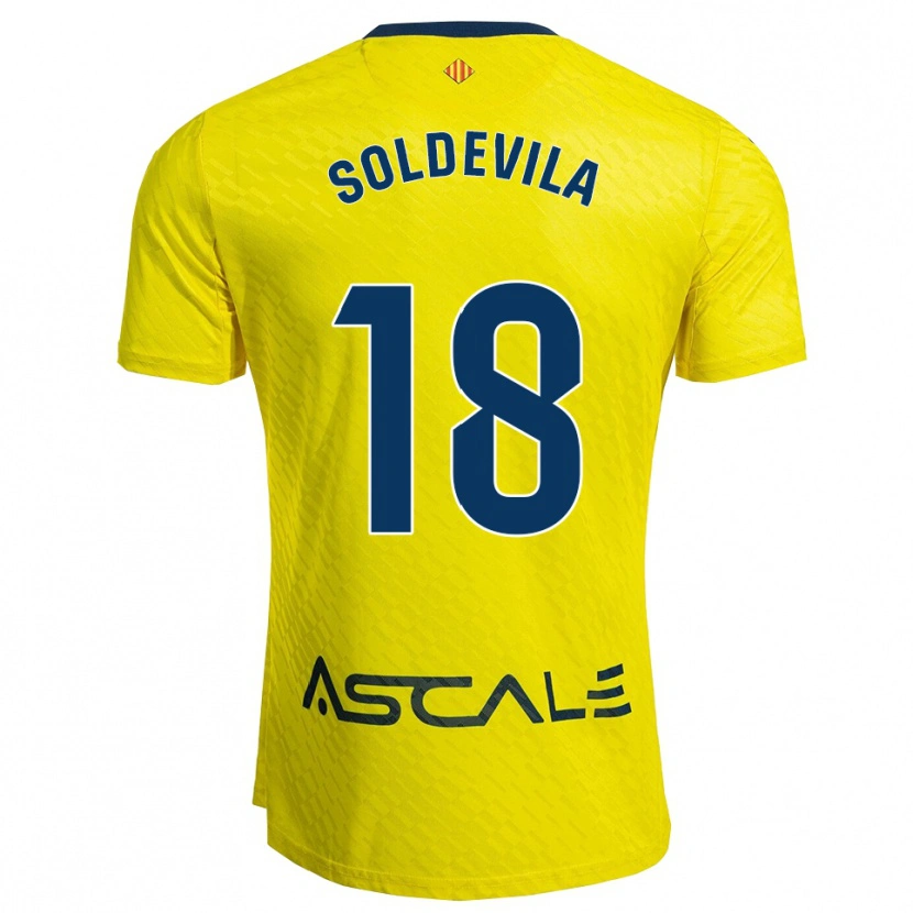Danxen Damen Paola Soldevila #18 Gelb Marine Heimtrikot Trikot 2025/26 T-Shirt
