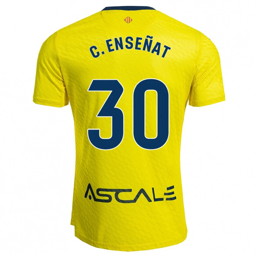 Danxen Damen Claudia Enseñat Galindo #30 Gelb Marine Heimtrikot Trikot 2025/26 T-Shirt