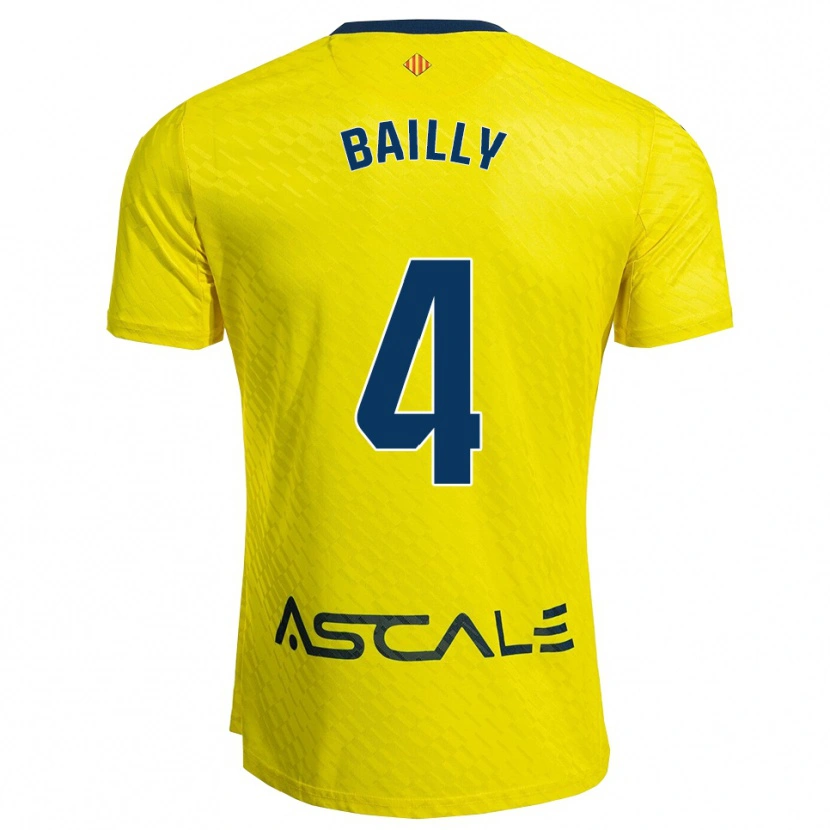 Danxen Damen Eric Bailly #4 Gelb Marine Heimtrikot Trikot 2025/26 T-Shirt