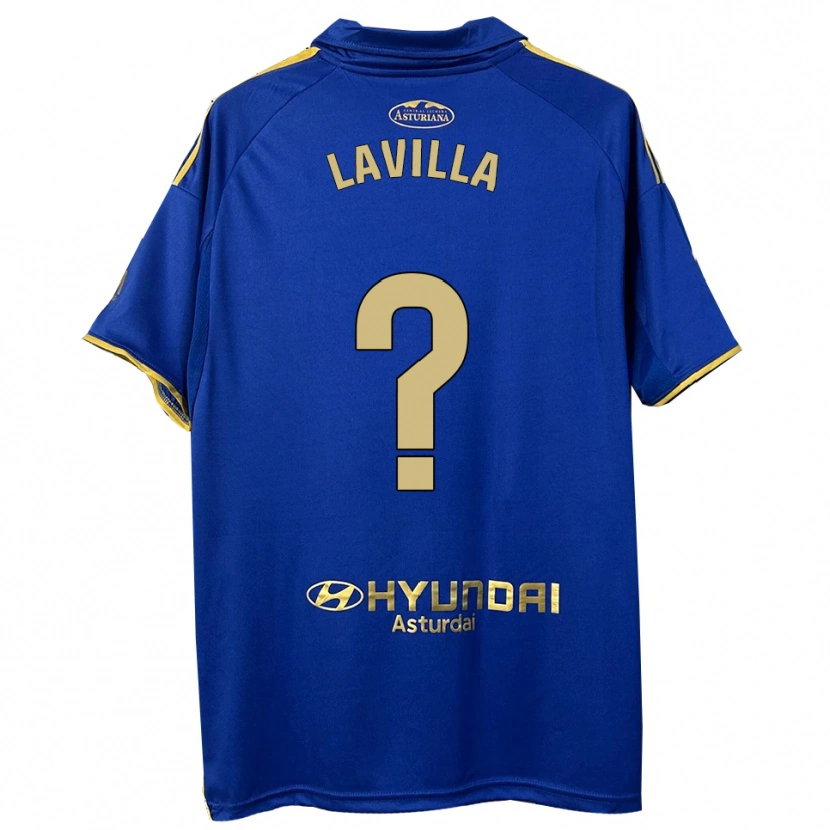 Danxen Damen Martín Lavilla #0 Blau Gold Heimtrikot Trikot 2025/26 T-Shirt
