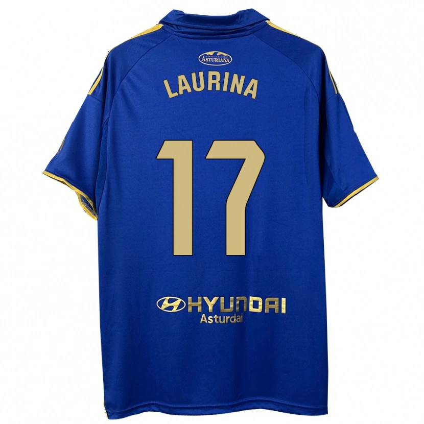 Danxen Damen Laura Gutiérrez #17 Blau Gold Heimtrikot Trikot 2025/26 T-Shirt