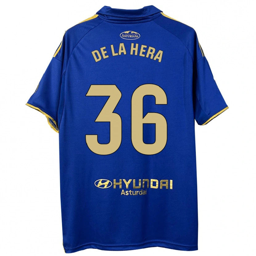 Danxen Damen Óscar De La Hera #36 Blau Gold Heimtrikot Trikot 2025/26 T-Shirt
