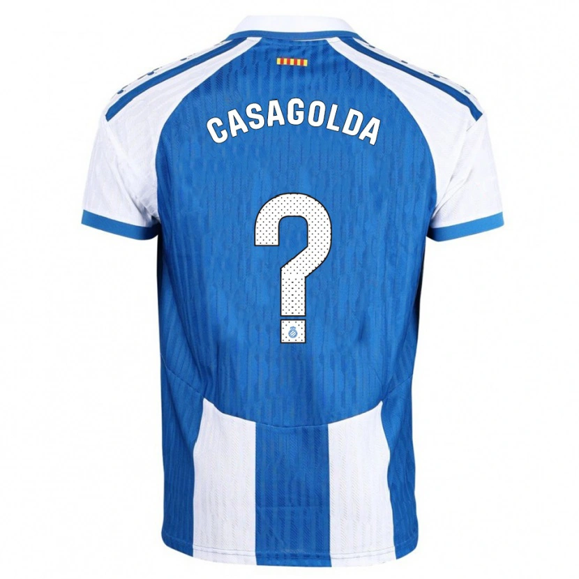 Danxen Damen Pau Casagolda #0 Blau Weiß Heimtrikot Trikot 2025/26 T-Shirt