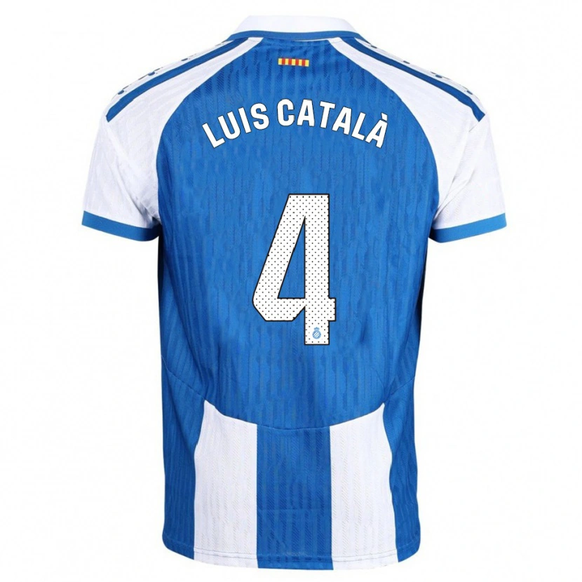 Danxen Damen José Luis Català #4 Blau Weiß Heimtrikot Trikot 2025/26 T-Shirt