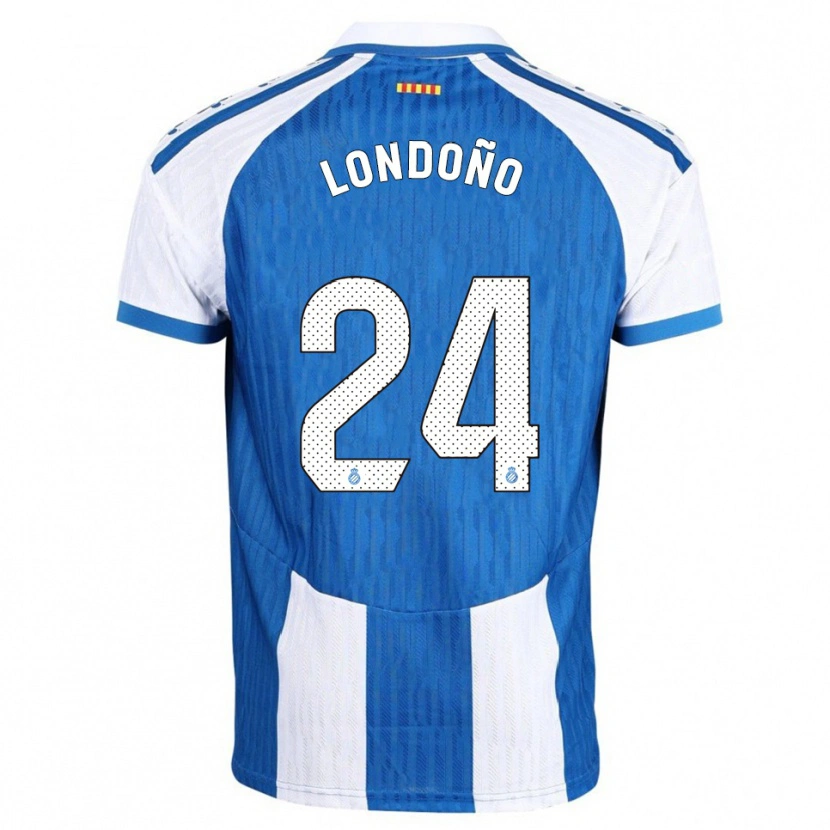 Danxen Damen Miguel Londoño #24 Blau Weiß Heimtrikot Trikot 2025/26 T-Shirt