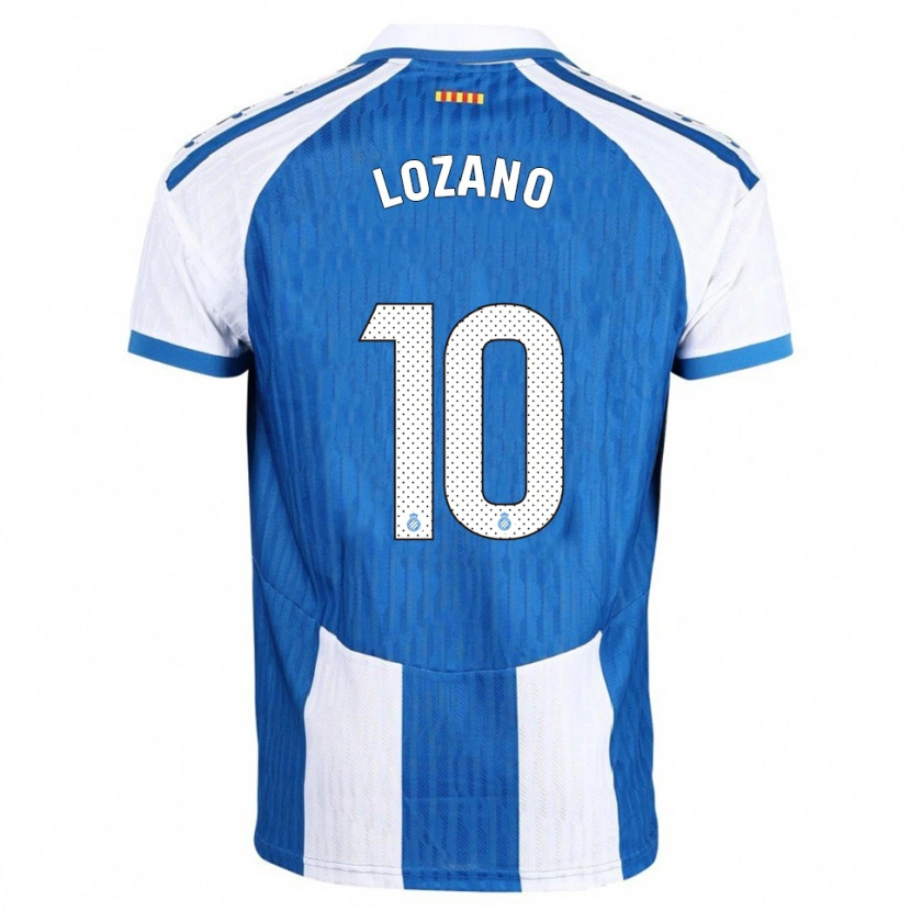 Danxen Damen Pol Lozano #10 Blau Weiß Heimtrikot Trikot 2025/26 T-Shirt