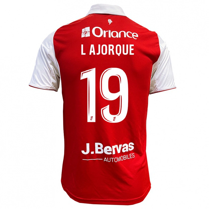 Danxen Damen Ludovic Ajorque #19 Rot Weiß Heimtrikot Trikot 2025/26 T-Shirt