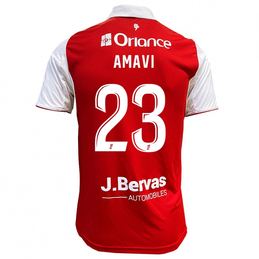 Danxen Damen Jordan Amavi #23 Rot Weiß Heimtrikot Trikot 2025/26 T-Shirt