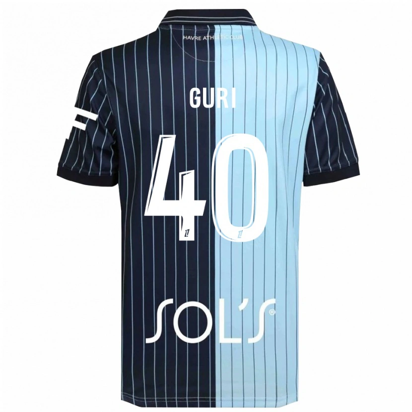 Danxen Damen Gabriel Guri #40 Marine Himmelblau Heimtrikot Trikot 2025/26 T-Shirt