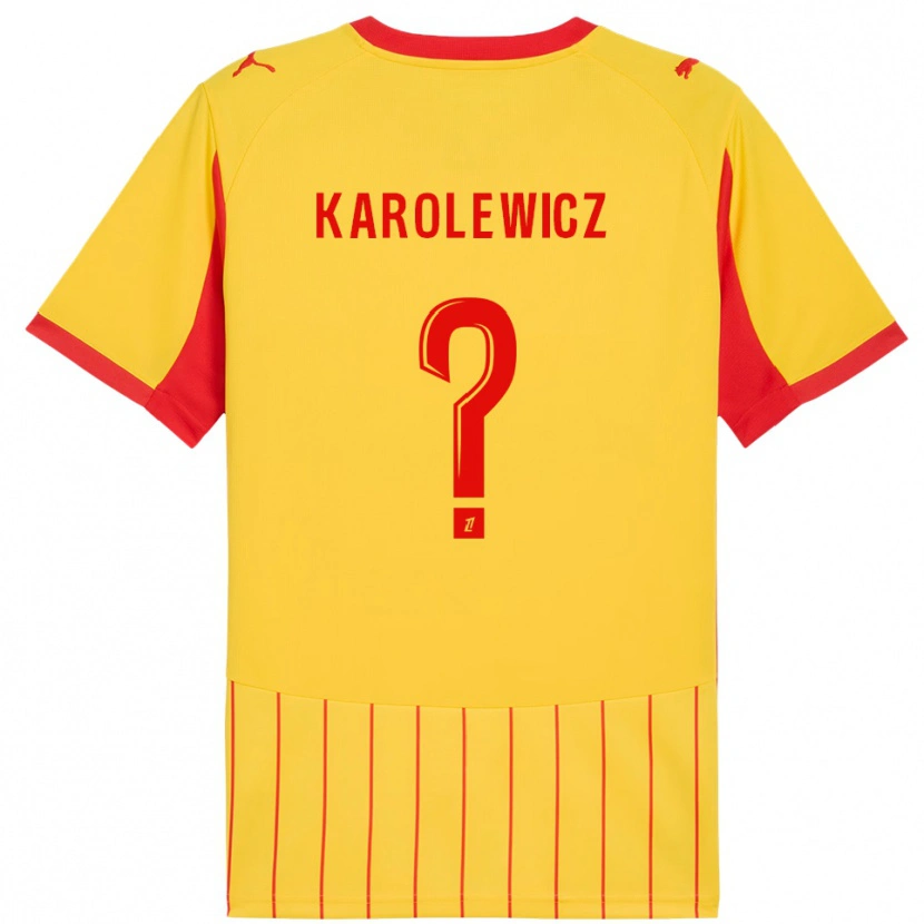Danxen Damen Roman Karolewicz #0 Gelb Rot Heimtrikot Trikot 2025/26 T-Shirt