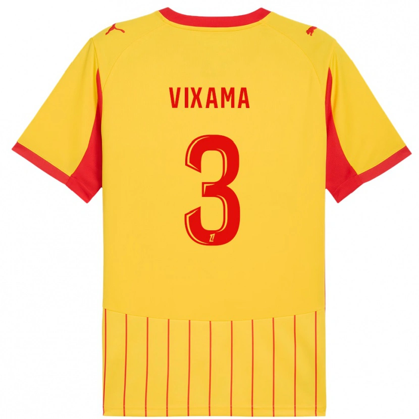 Danxen Damen Davidson Vixama #3 Gelb Rot Heimtrikot Trikot 2025/26 T-Shirt