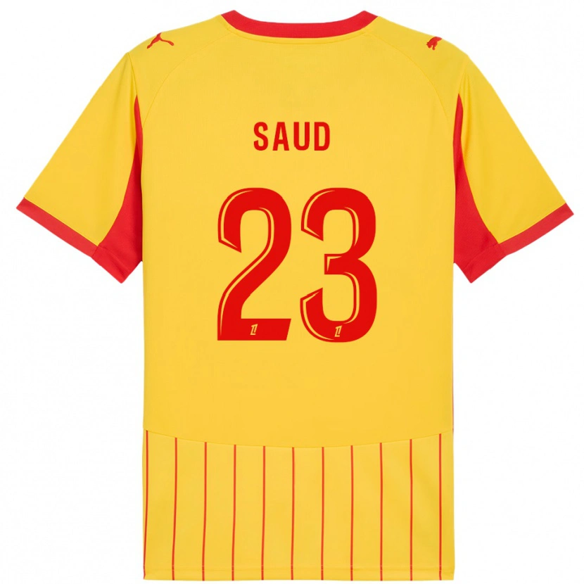 Danxen Damen Saud Abdulhamid #23 Gelb Rot Heimtrikot Trikot 2025/26 T-Shirt