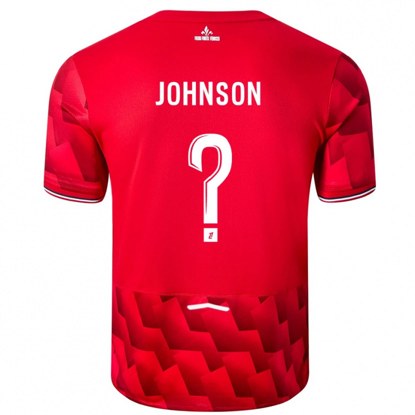 Danxen Damen Kédie Johnson #0 Rot Weiß Heimtrikot Trikot 2025/26 T-Shirt