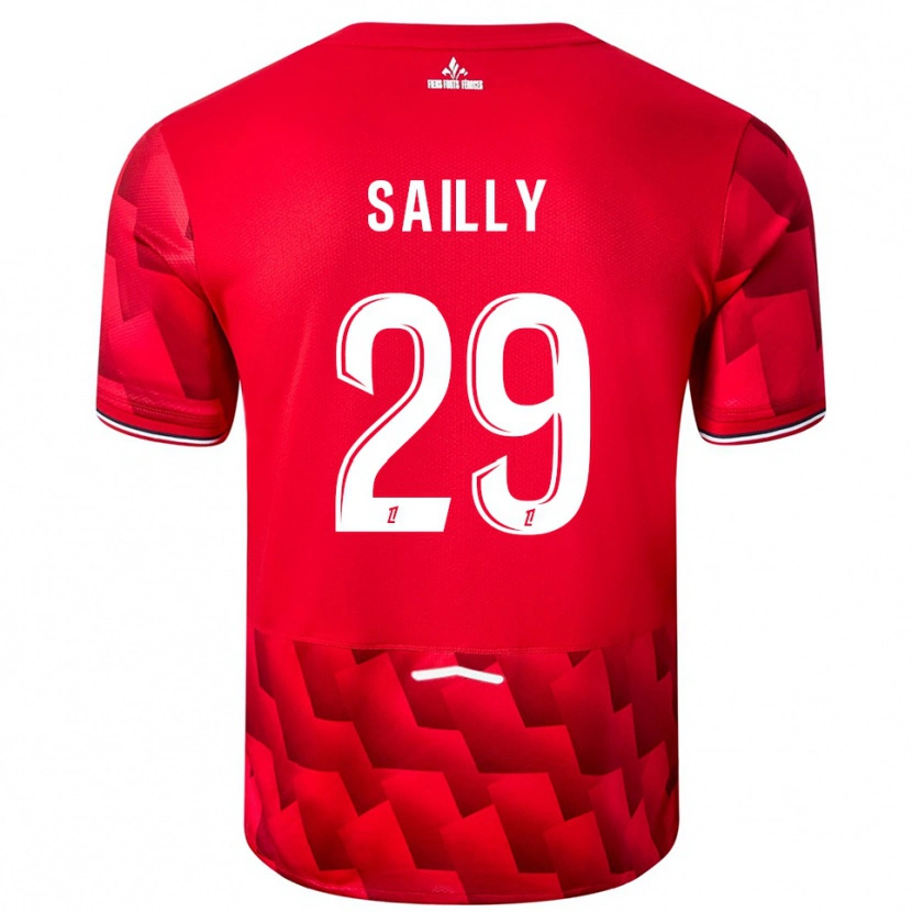 Danxen Damen Charlotte Sailly #29 Rot Weiß Heimtrikot Trikot 2025/26 T-Shirt