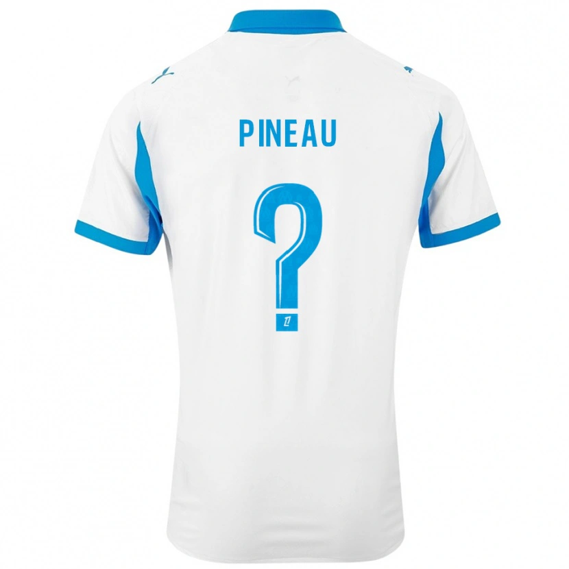 Danxen Damen Marlon Pineau #0 Weiß Himmelblau Heimtrikot Trikot 2025/26 T-Shirt