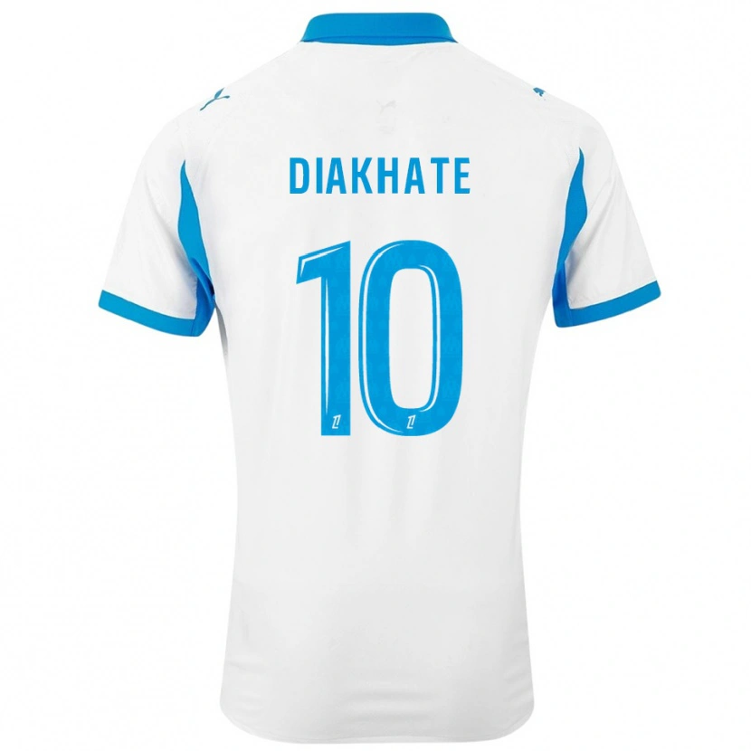 Danxen Damen Ndeye Awa Diakhaté #10 Weiß Himmelblau Heimtrikot Trikot 2025/26 T-Shirt