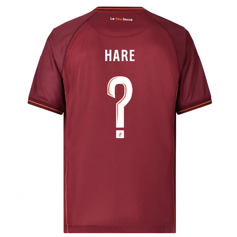 Danxen Damen Hugo Hare #0 Burgunderrot Weiß Heimtrikot Trikot 2025/26 T-Shirt