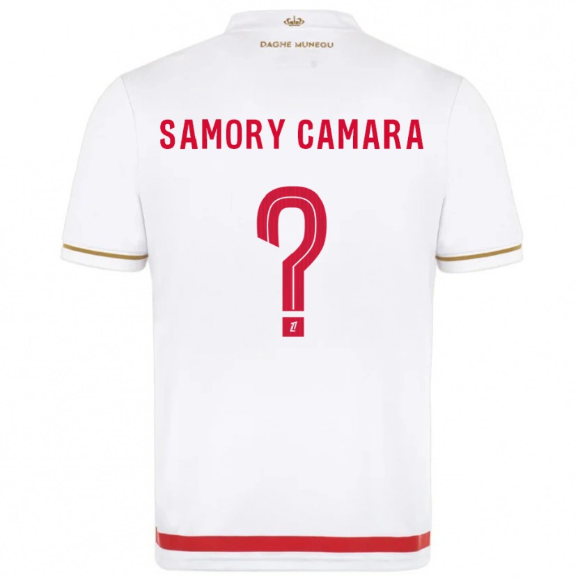 Danxen Damen Verges Samory Camara #0 Rot Weiß Heimtrikot Trikot 2025/26 T-Shirt
