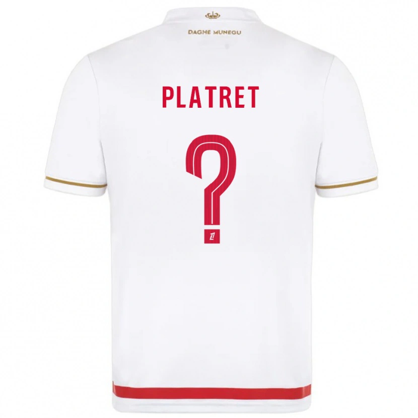 Danxen Damen Aurélien Platret #0 Rot Weiß Heimtrikot Trikot 2025/26 T-Shirt