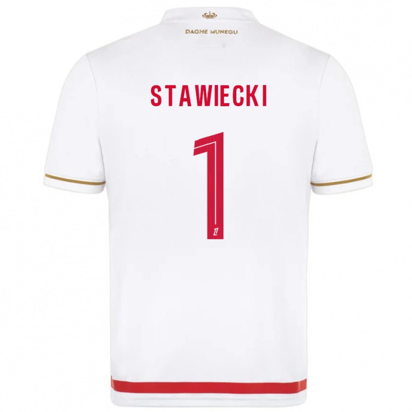 Danxen Damen Jules Stawiecki #1 Rot Weiß Heimtrikot Trikot 2025/26 T-Shirt
