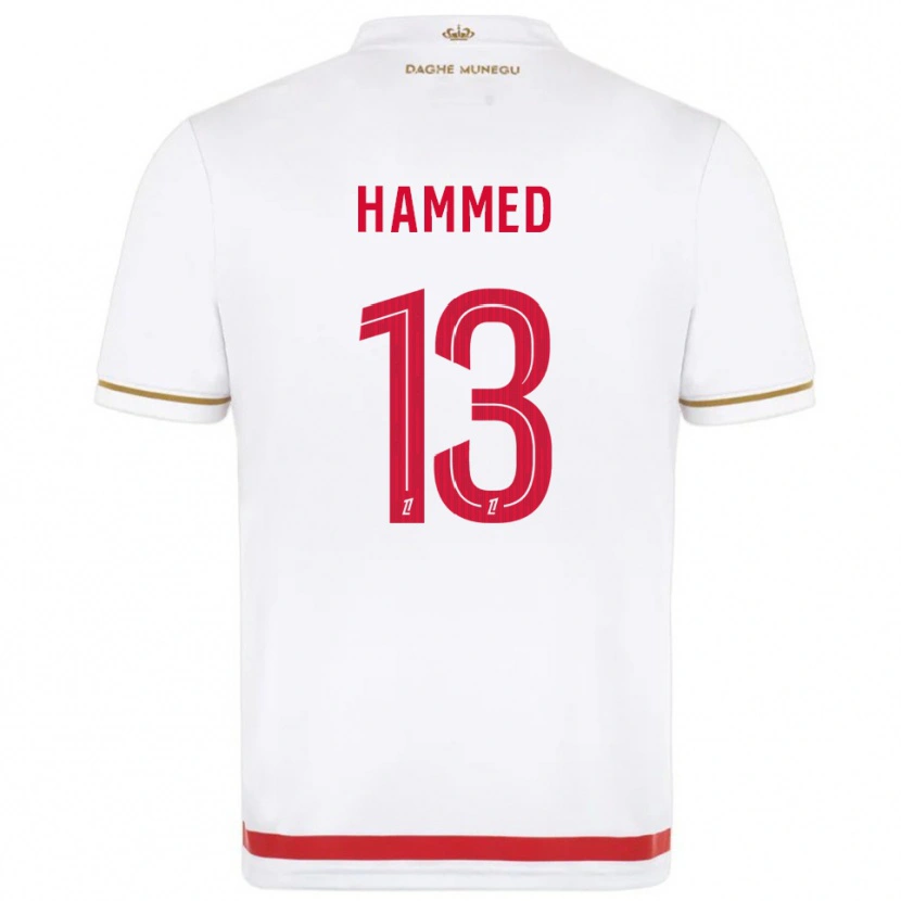 Danxen Damen Maher Hammed #13 Rot Weiß Heimtrikot Trikot 2025/26 T-Shirt