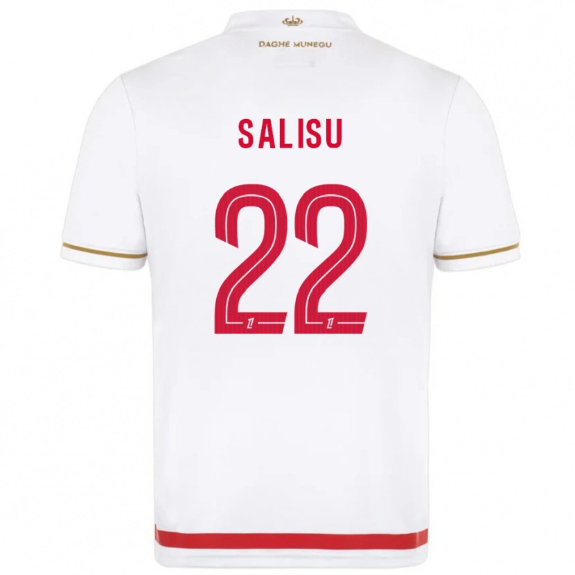 Danxen Damen Mohammed Salisu #22 Rot Weiß Heimtrikot Trikot 2025/26 T-Shirt