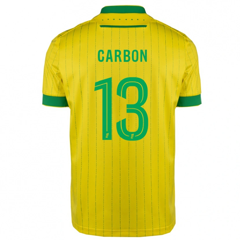 Danxen Damen Lancelot Carbon #13 Gelb Grün Heimtrikot Trikot 2025/26 T-Shirt